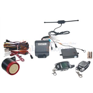 SPY 2-CESTNÝ motoalarm, 2 x LCD Diaľkový ovládač, CE