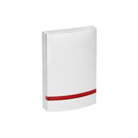 Plastový kryt sirény JA-111A, JA-151A, JA-163A - biely, červený blikač