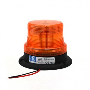Výstražný LED maják, 3-bodový úchyt, 12-80V, oranžový 6465-A