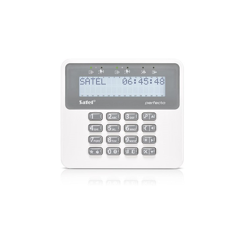Satel PRF-LCD-WRL bezdrôtová klávesnica systému PERFECTA