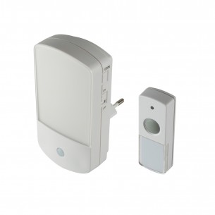 DB 1002AC Bezdrôtový zvonček 100 m s poyičnźm svietidlom