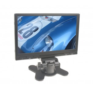 LCD monitor 7" do opěrky s IR vysílačem černý
