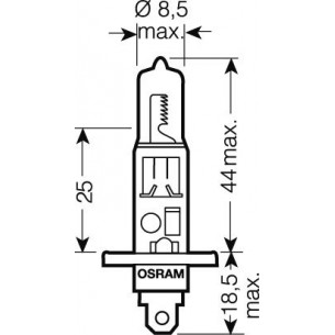 OSRAM 24V H1 70W standard (1ks)