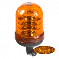 LED maják, 12-24V, oranžový na držák, ECE R65
