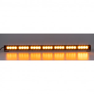 LED světelná alej, 28x LED 3W, oranžová 800mm, ECE R65