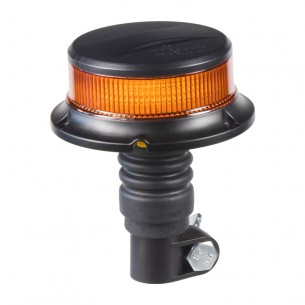 LED maják, 12-24V, 18x1W oranžový na držák, ECE R65 R10