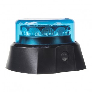 x PROFI AKU LED maják 12x3W modrý 125x90mm, ECE R65