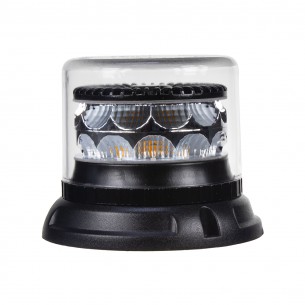 PROFI LED maják 12-24V 24x3W oranžový čirý133x86mm, ECE R65