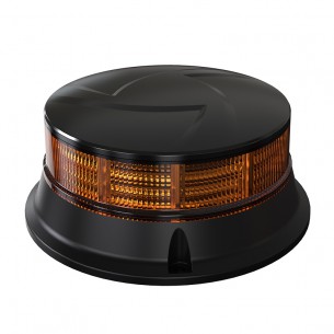 LED maják, 12-24V, 30x0,7W oranžový, pevná montáž, ECE R65 R10