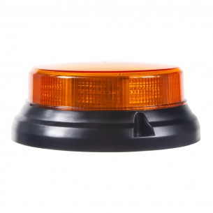 LED maják, 12-24V, 32x0,5W oranžový, pevná montáž, ECE R65 R10