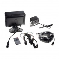 AHD set Monitor 7" prachotěsný/voděodolný/nárazu odolný, 2x4PIN vstup + kamera + 15m kabel