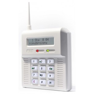 CB32GB - bezdrôtová GSM ústredňa - biele podsvietenie