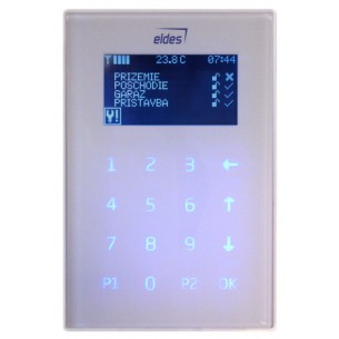 LCD klávesnica, biela - EKB2