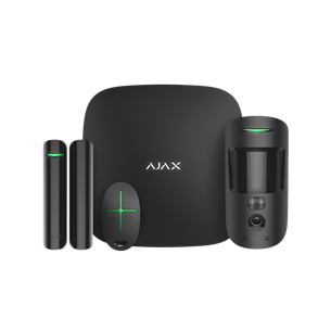 AJAX StarterKit Cam Plus Black Bezdrôtový set
