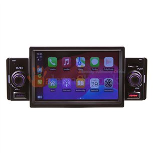 1DIN autorádio s 5" LCD/3x USB/SD/Bluetooth/CarPlay/Android Auto