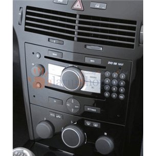 2DIN redukcia pre Opel Corsa, Tigra, Antara Zafira 06-, čierna 2