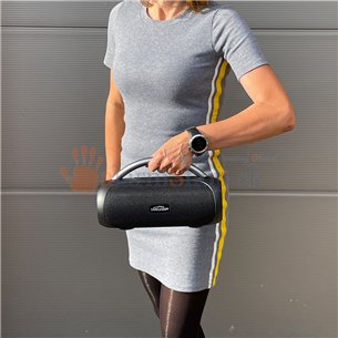 CARCLEVER bezdrôtový Bluetooth reproduktor, vodoodolný USB, AUX, MIC, TWS, IPX5