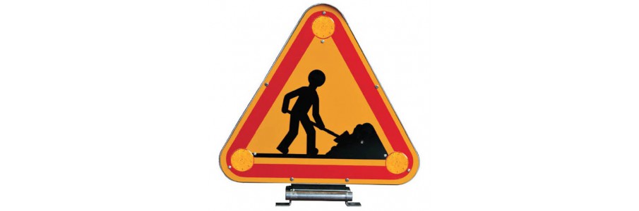 LED Výstrahy - Práca na ceste